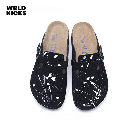 Graffiti Mules | Artistic Street Style Footwear