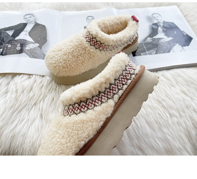 Mini Low Top Boots White Sherpa | Cozy Winter Footwear