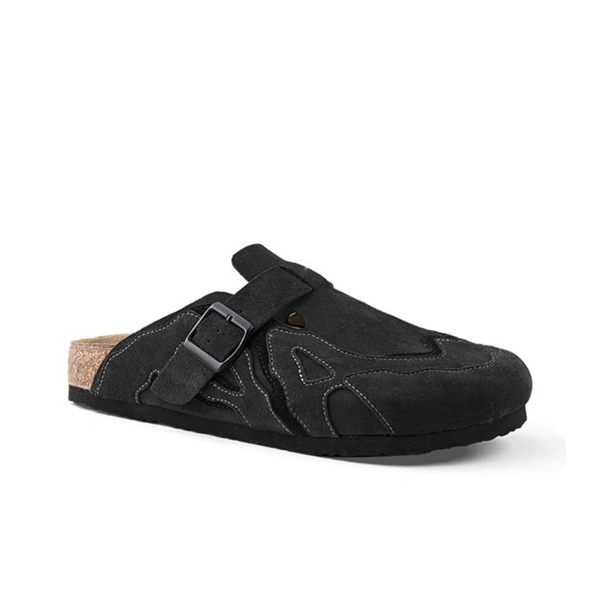 Midnight Ridge Leather Mules | Supreme Comfort & Streetwear