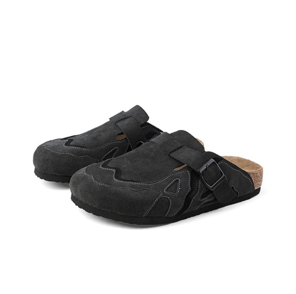 Midnight Ridge Leather Mules | Supreme Comfort & Streetwear