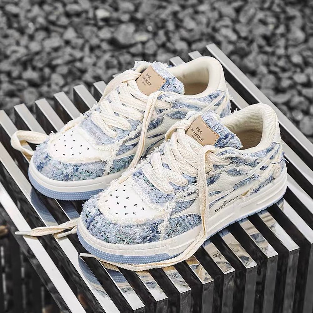 国内で当店のみ ADC - Starry Night Low-Top Skate Shoes Starry Lows (blue) Low Top Sneakers