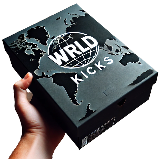 WRLD KICKS Shoes Packing